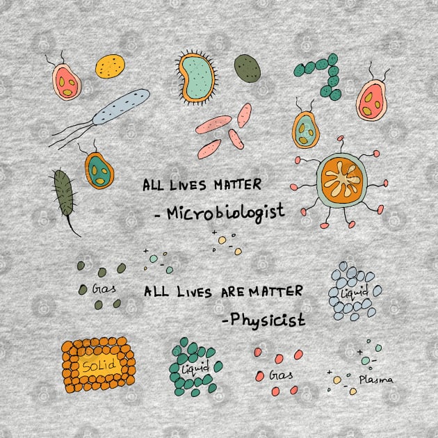 All lives matter microbiology and physics by HAVE SOME FUN